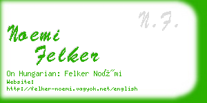 noemi felker business card